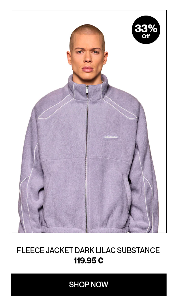 Fleece Jacket Dark Lilac Substance