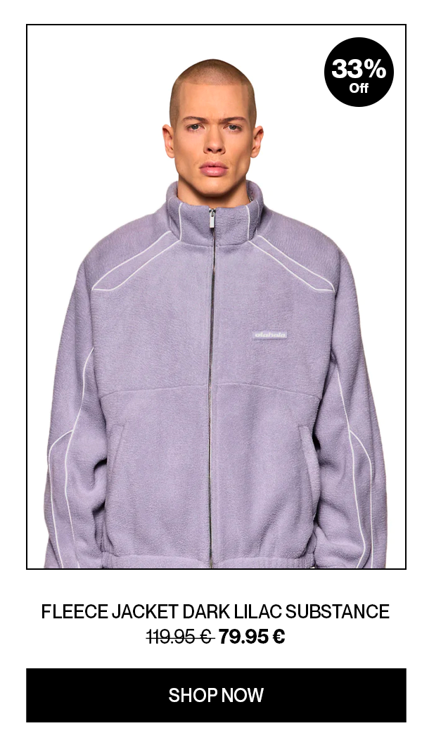 Fleece Jacket Dark Lilac Substance