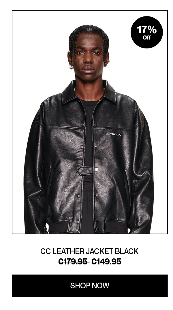 CC Leather Jacket Black