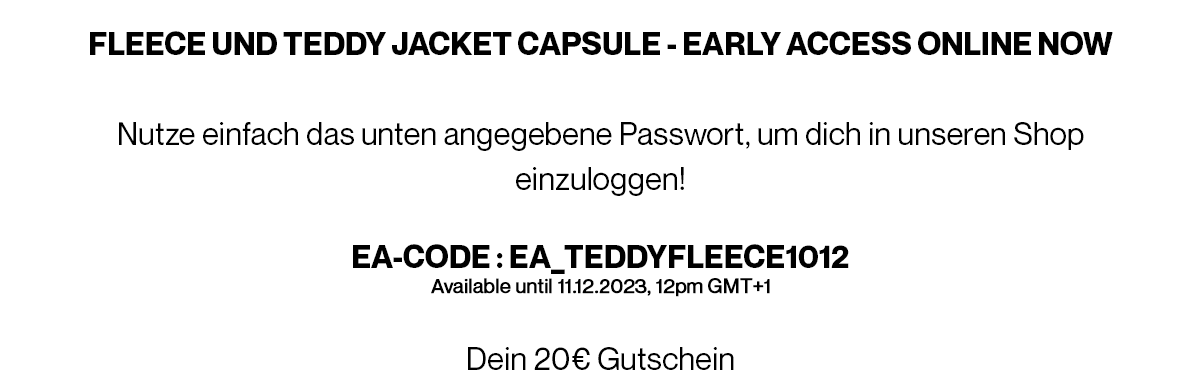 Fleece und Teddy Jacket Capsule