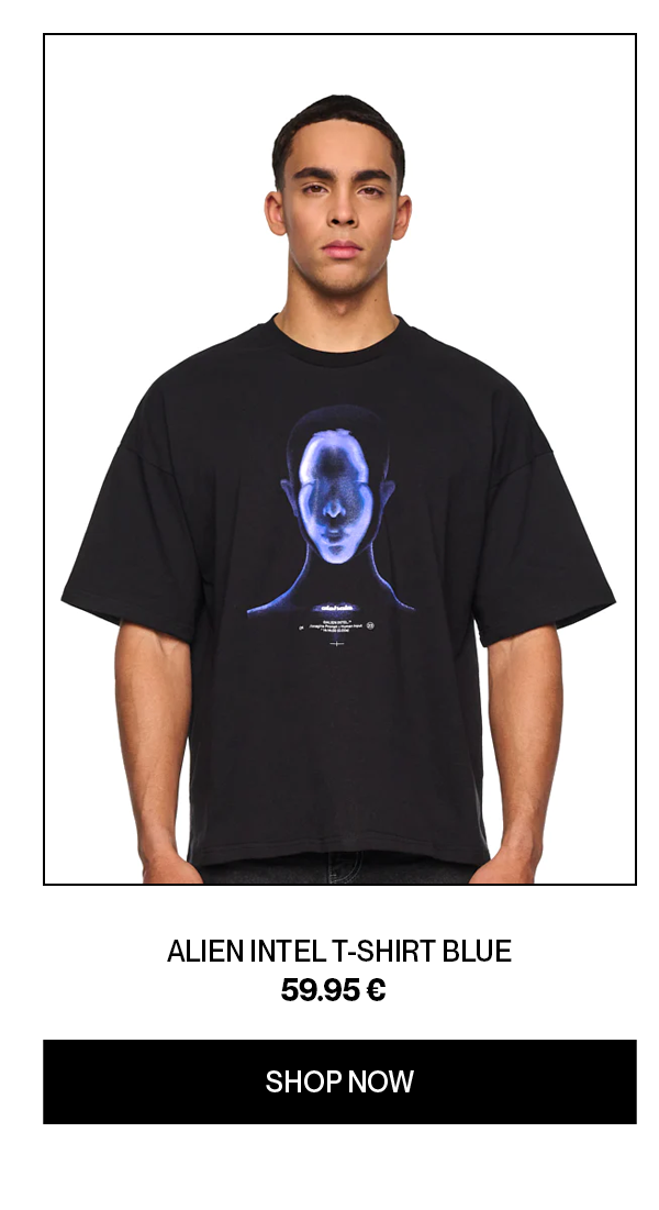 ALIEN INTEL T-SHIRT BLUE