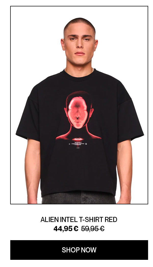  Alien Intel T-Shirt Red