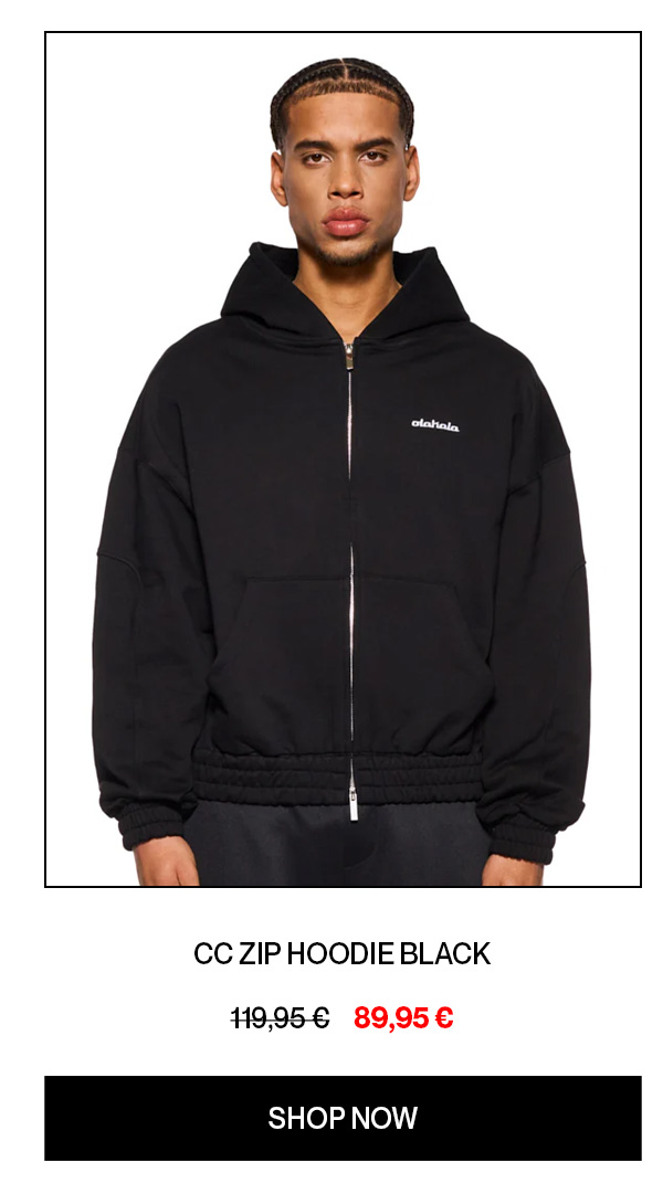 CC Zip Hoodie Black