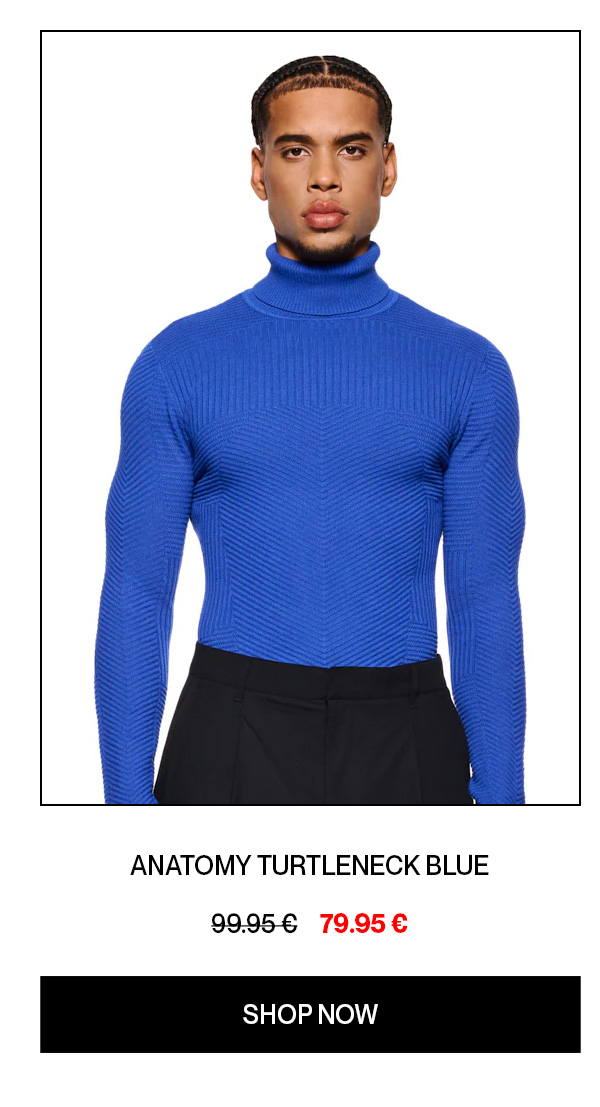 ANATOMY TURTLENECK BLUE