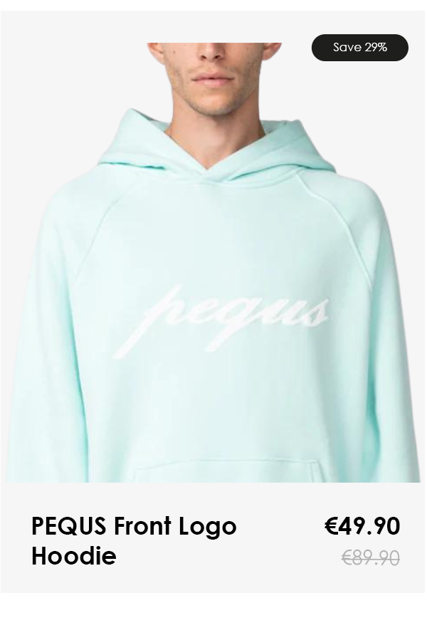 PEQUS Front Logo Hoodie