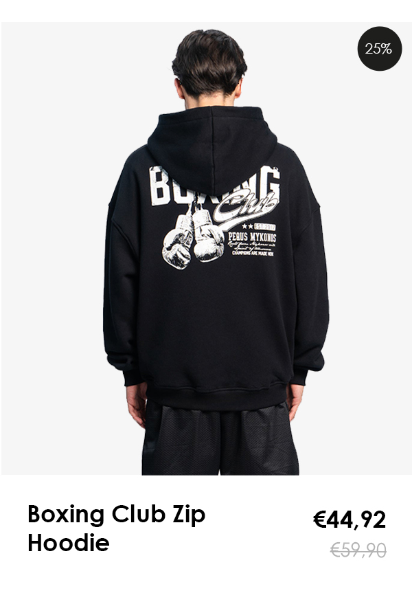 Boxing Club Zip Hoodie