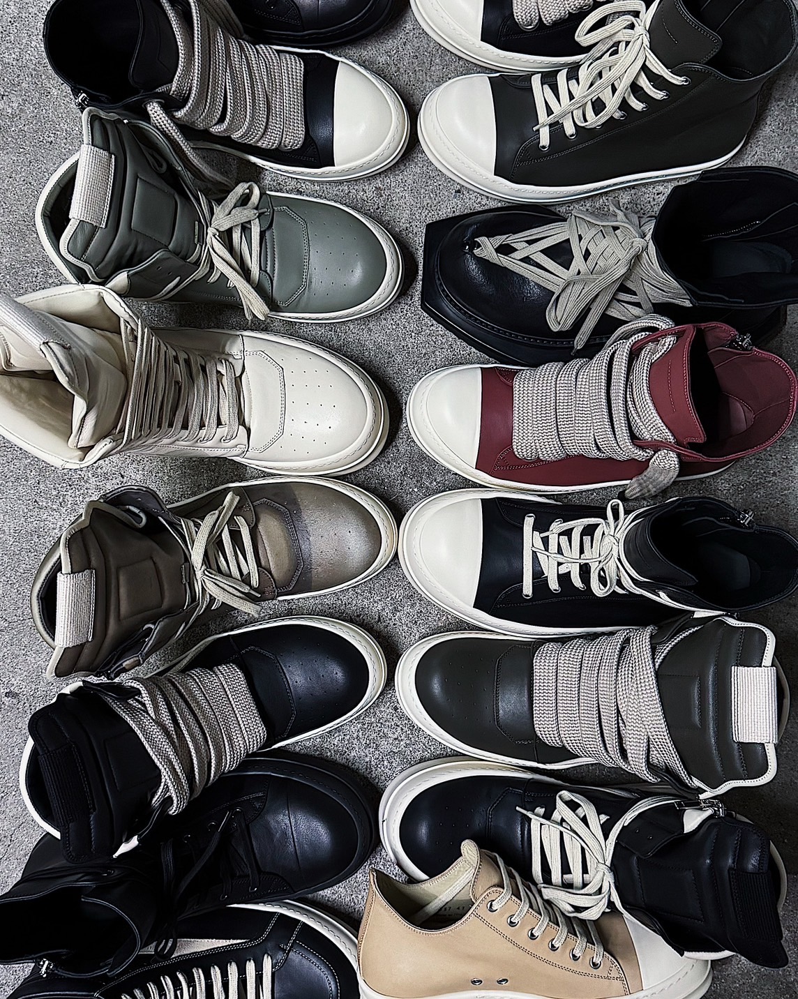 Rick Owens リックオウエンス サイズ:36 BOAT SNEAKERS レザー