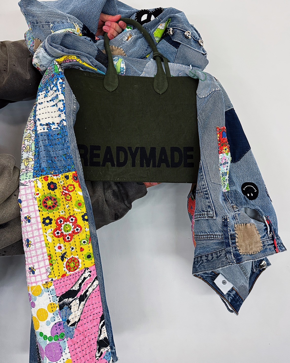 オリジナル⭐︎一点物　ハンドメイドのデニム象 READYMADE】一つ一つがハンドメイドで作られた新作デニム