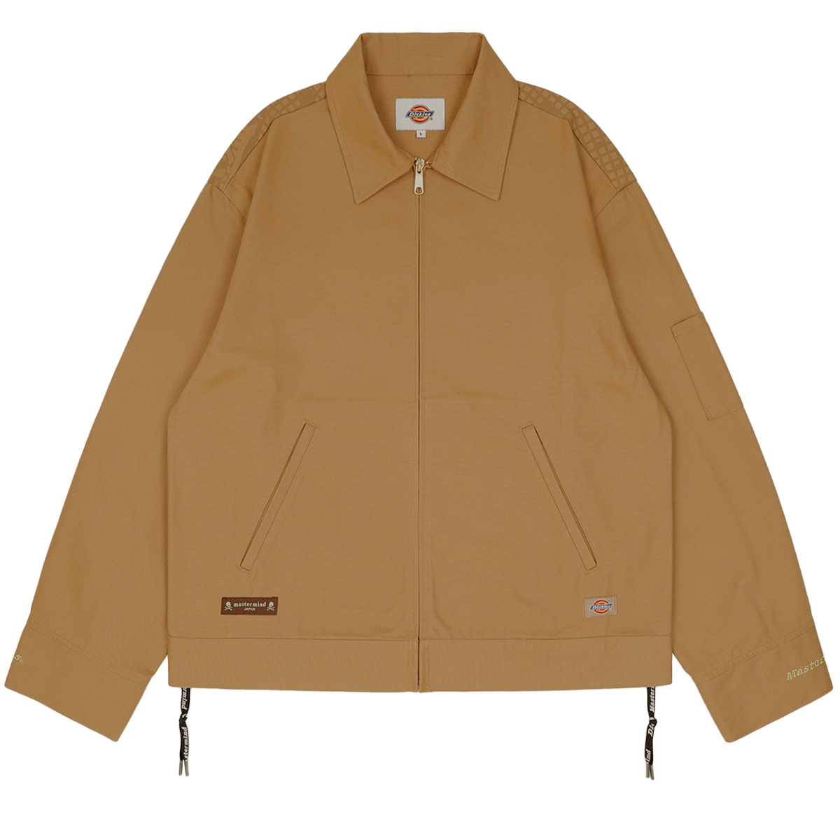 Mindseeker Dickies コラボジャケット ベージュ ペイント ほぼ新品mindseeker Dickies Mountain Parkaマインドシーカー