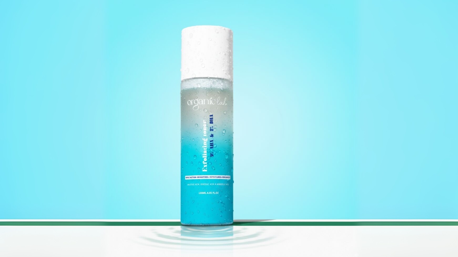 Skincare products in Pakistan: Organic Lab AHA-BHA Toner for safe exfoliation