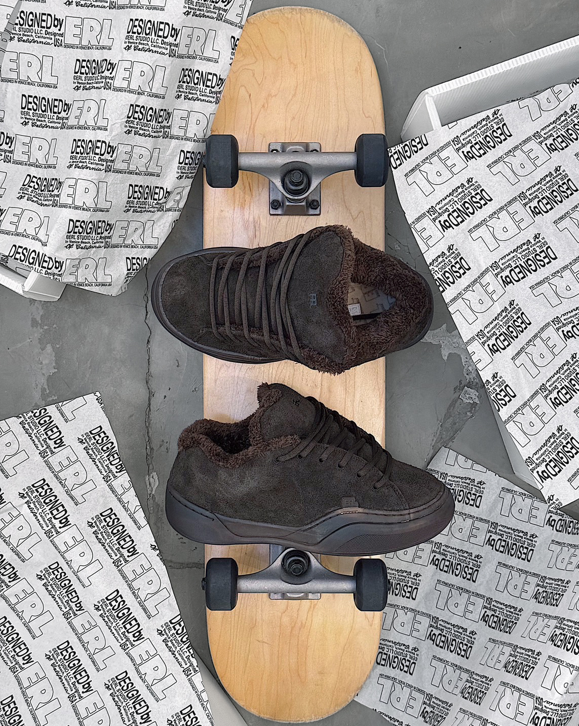 新品 ERL VAMPS スニーカー グレー US11 29cm 新品 ERL VAMPS スニーカー グレー US11 29cm