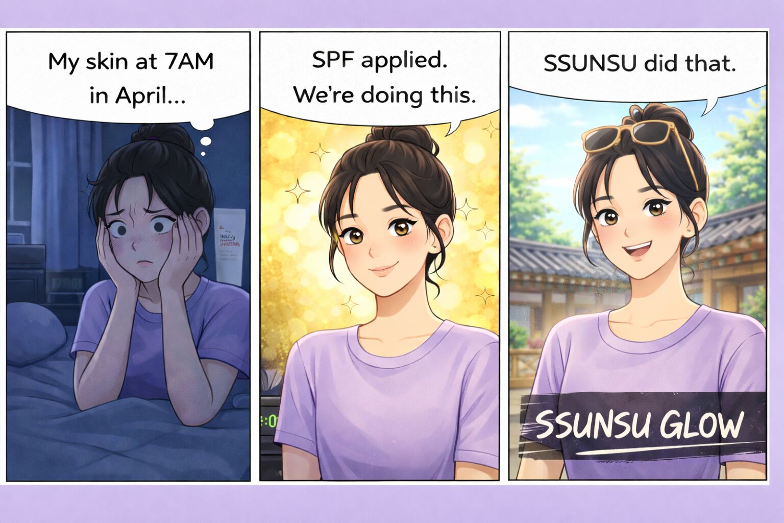 K-Drama comic strip — find the hidden SSUNSU product