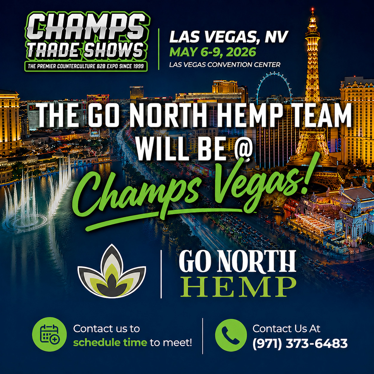 Go North Hemp at CHAMPS Las Vegas