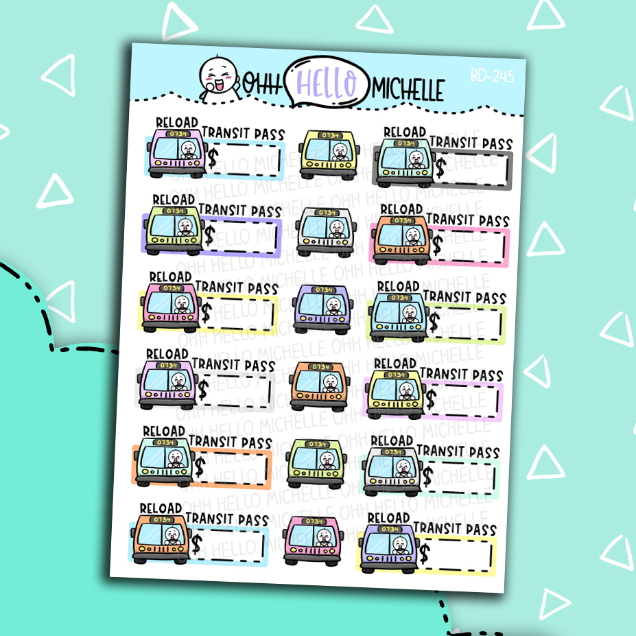ALL BILL PAYMENT STICKER SHEETS ONLY $2 USD EACH!