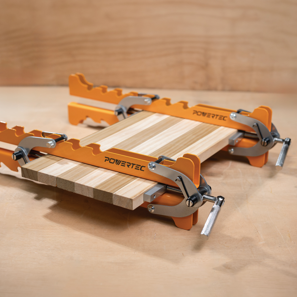 POWERTEC 72436 16 inch 4-way panel clamps