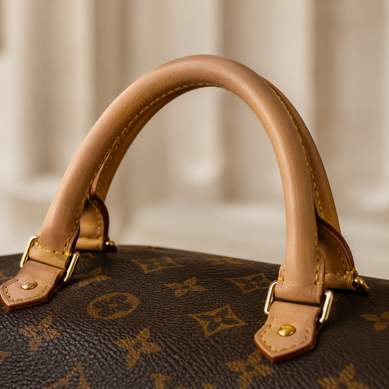 The Story Behind The Bag quilted leather detail