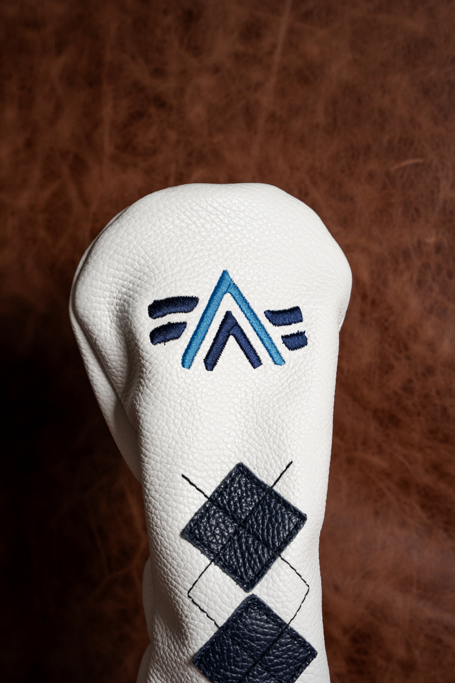 Full-grain leather detail