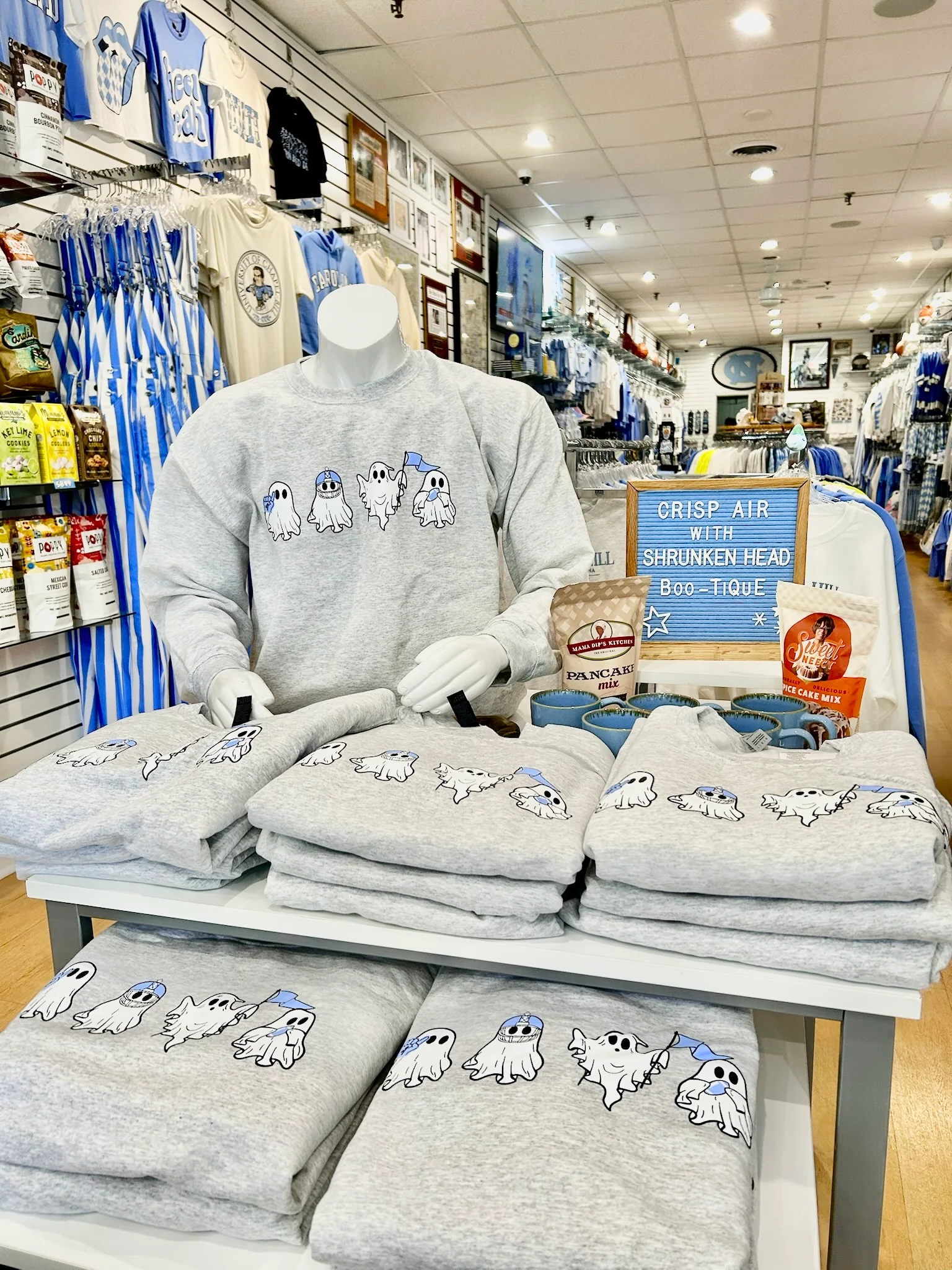 Ghost Crewneck at Shrunken Head Boutique