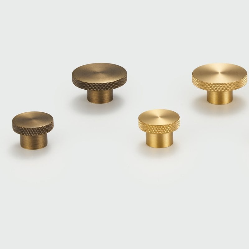 ZIGRA Solid Brass Knurled Knob