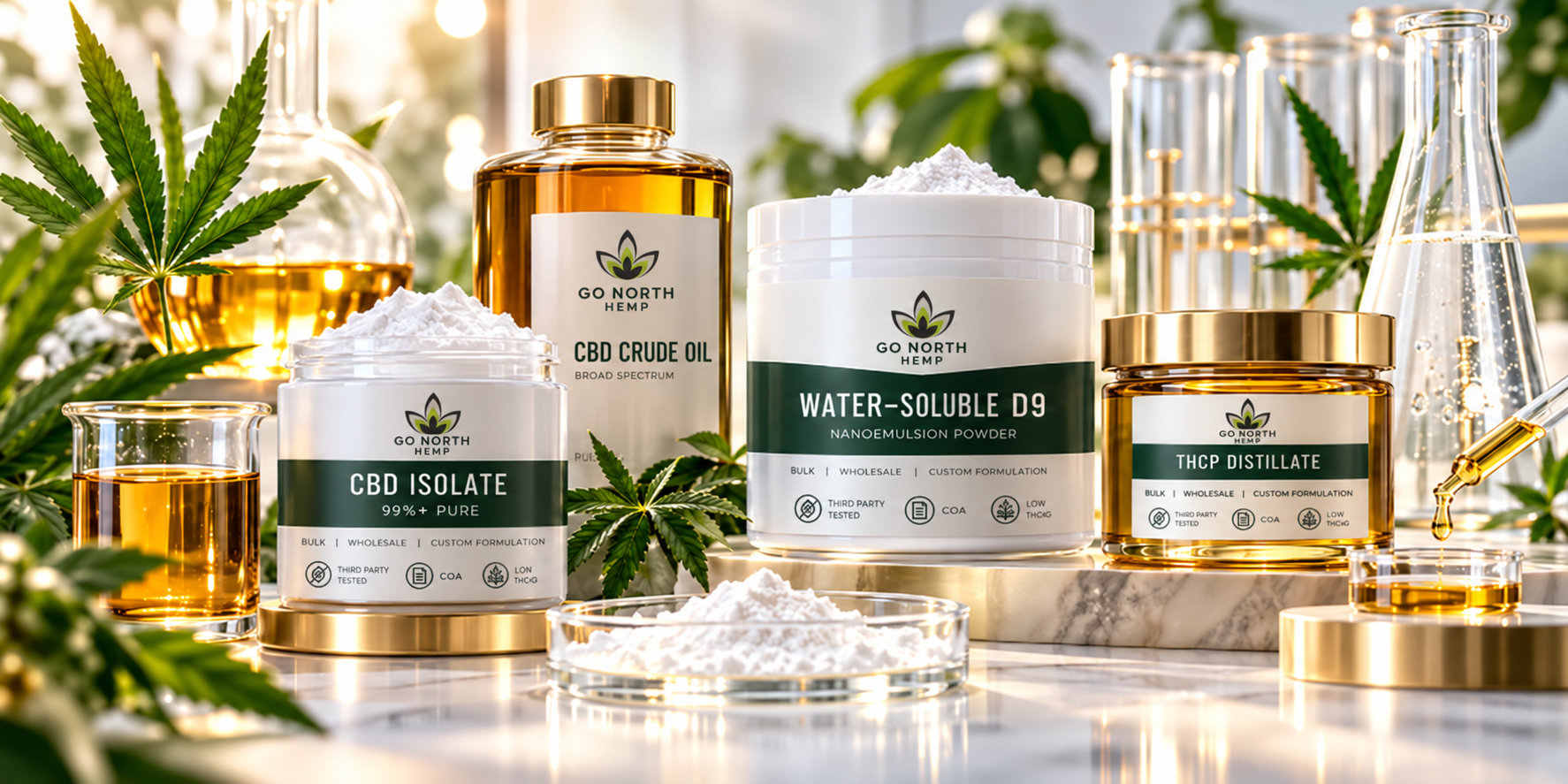 Go North Hemp Wholesale Cannabinoid Ingredients