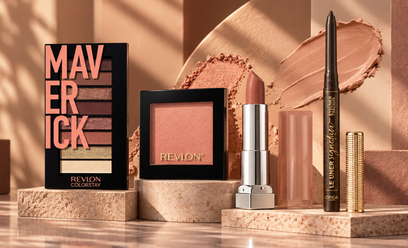 Warm neutral makeup for fall