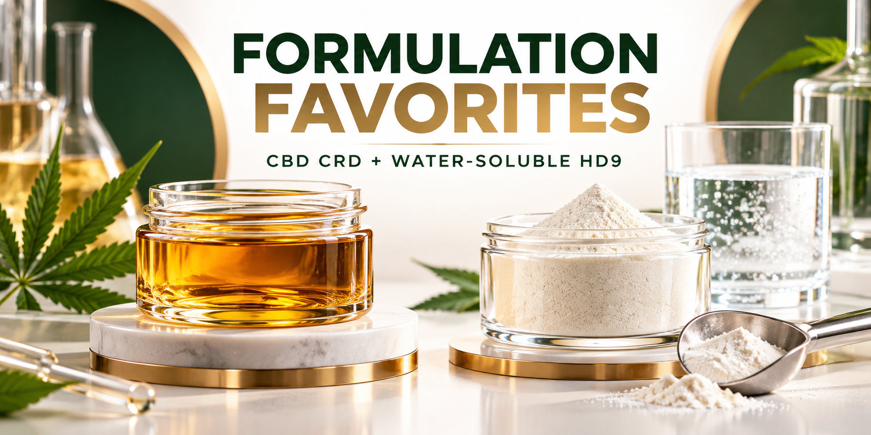 CBD CRD and Water-Soluble HD9